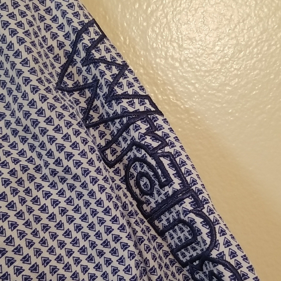 Wrangler Kids Embroidered Long Sleeve Button Down Collared Shirt Western Medium - Picture 7 of 12